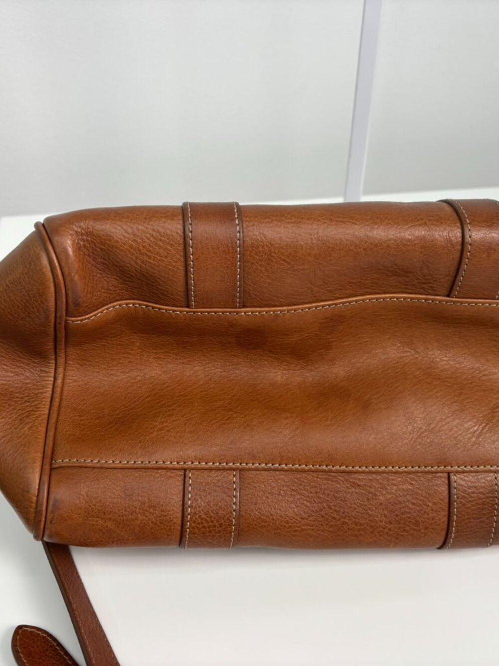 🔥 AUTHENTIC Mulberry Small Bayswater Satchel in Oak Leather 🔥 - Picture 7 of 8
